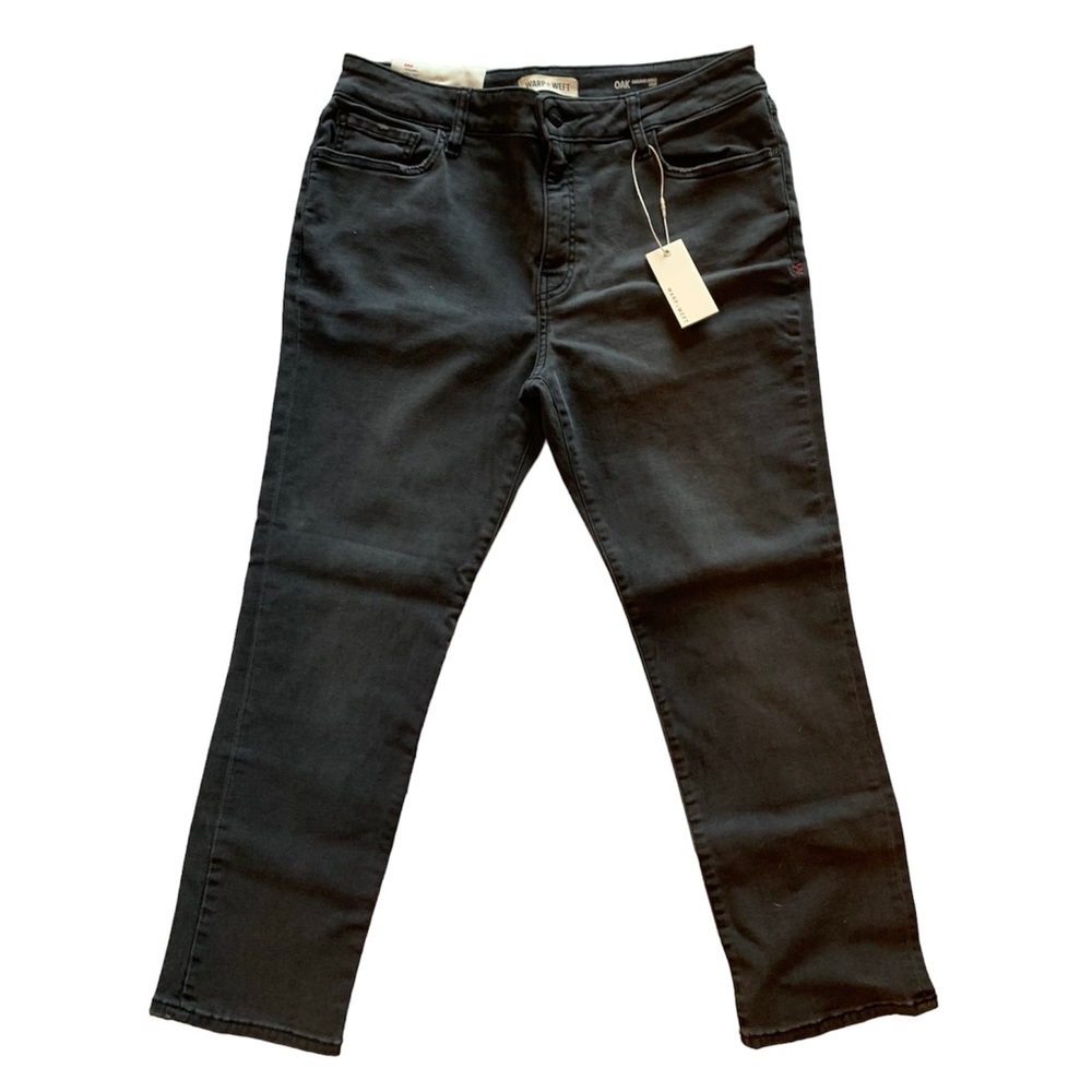 NWT black jeans Oakland ankle crop Warp + Weft 

Size: 14/32